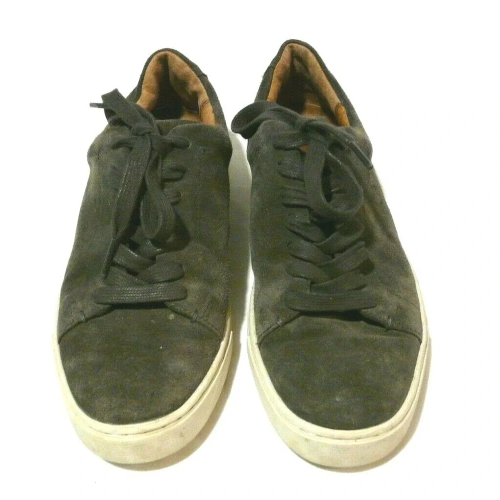 Frye Sneakers Size 8 Grigio Gray Suede Fashion Lace Up Casual‎ Shoes 3471170-GIO